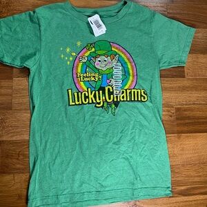 NWT Lucky Charms General Mills unisex tshirt size smalll